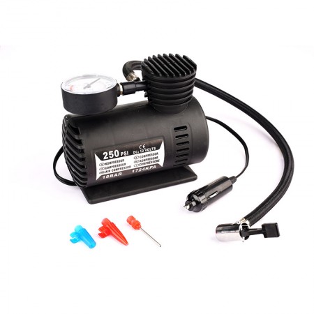 MINICOMPRESOR NEGRO 12V  L