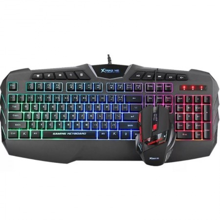 COMBO GAMING MOUSE + TECLADO XTRIKE ME MK-880