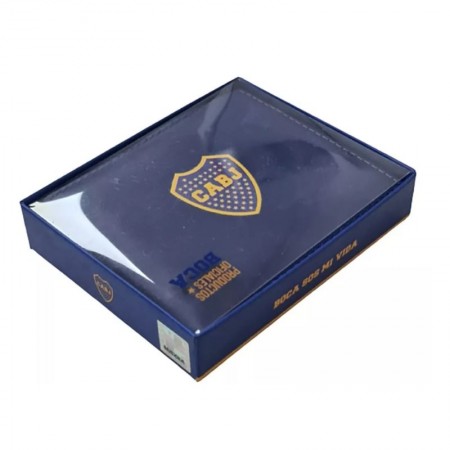 BILLETERA BOCA JUNIORS 100% ORIGINAL LOGO ESTAMPADO