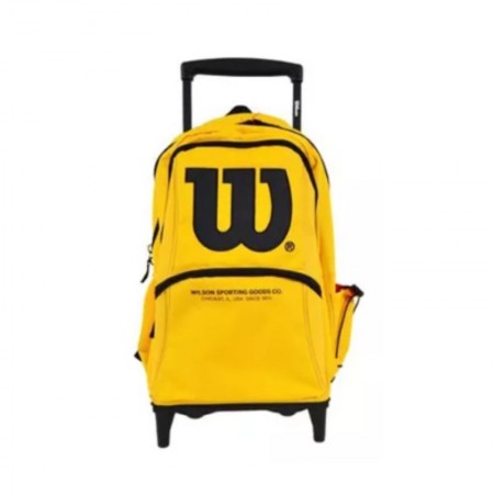 MOCHILA CON CARRO WILSON TRES RUEDAS UNICOLOR