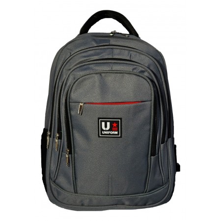 Mochila Uniform Portanotebook Unisex Gris