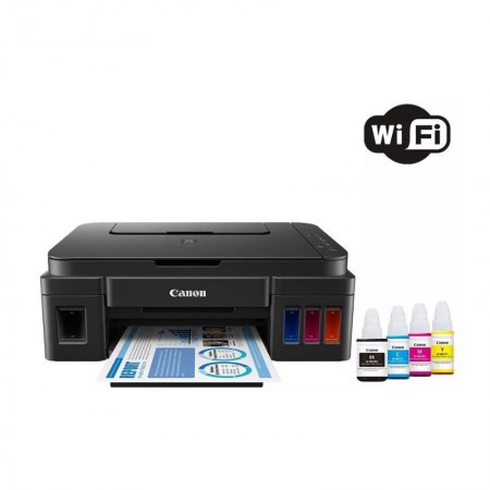 Impresora a color Canon Pixma G3110 negra 220V con WIFI Color Negro